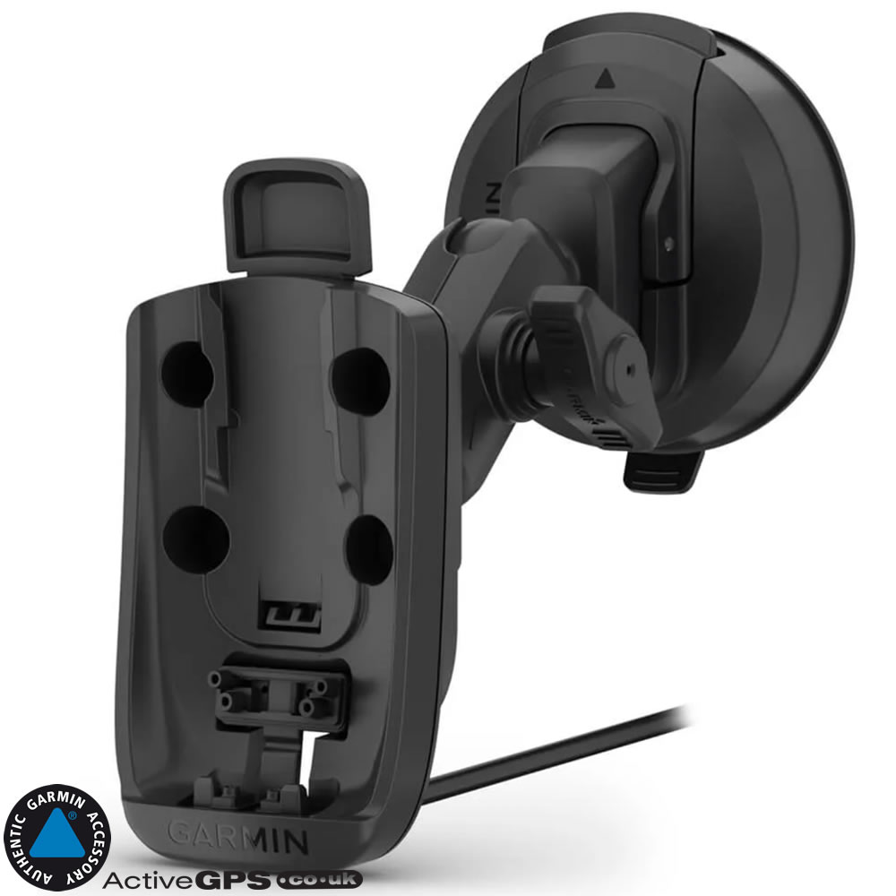 Garmin GPSMAP 66/67 powered mount with suction cup and USB cable