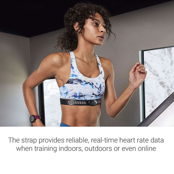 Garmin HRM-Dual - Premium Heart Rate Monitor Chest Strap, Real