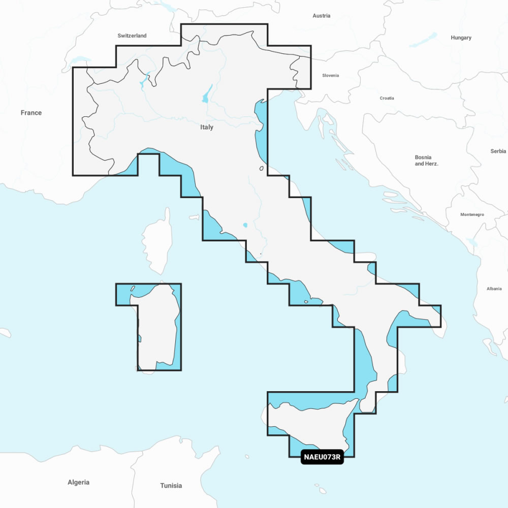 Garmin Navionics+ Italy Lakes and Rivers Inland Marine Charts microSD/SD card