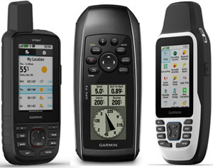 Garmin marine handheld GPS devices