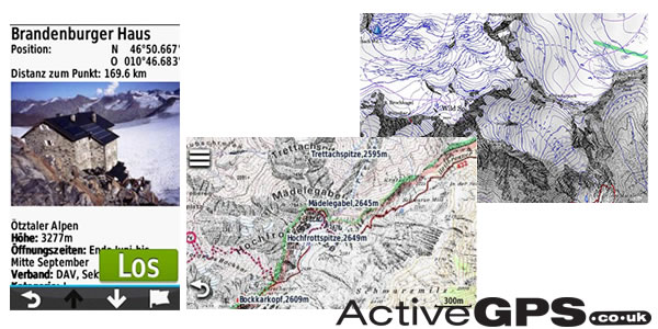 TOPO Alpenvereinskarten (Alpine Club maps) screen shots