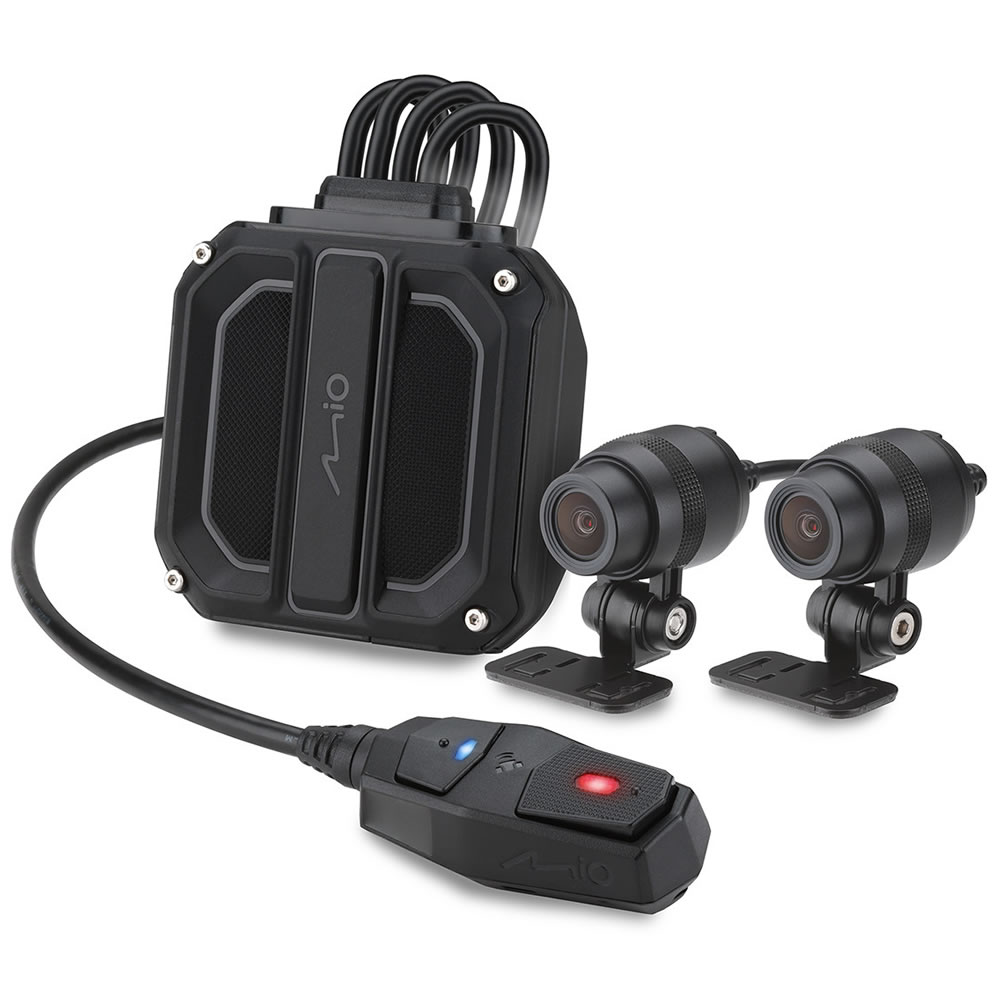 Mio MiVue M820WD dual HDR detachable rider dash cam