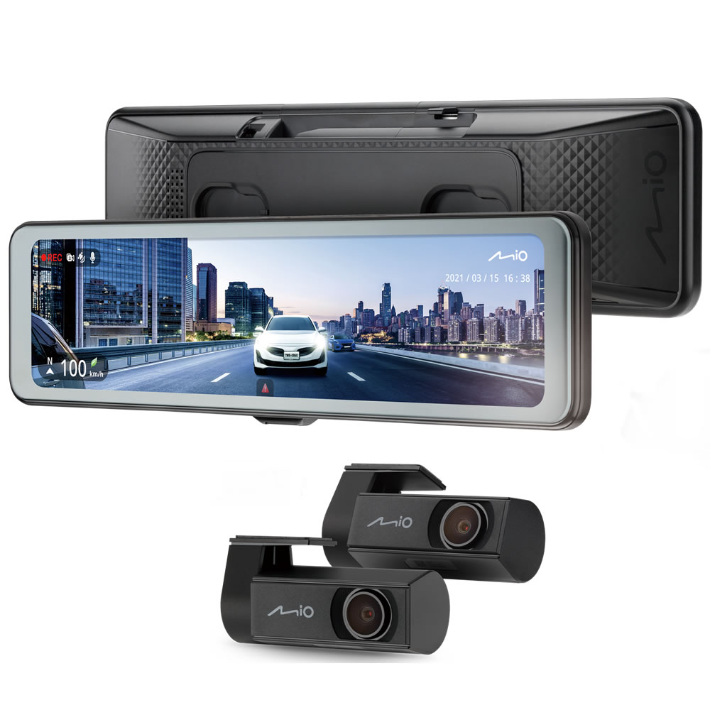 Mio MiVue R860WD 2.5K front and rear mirror dash cam